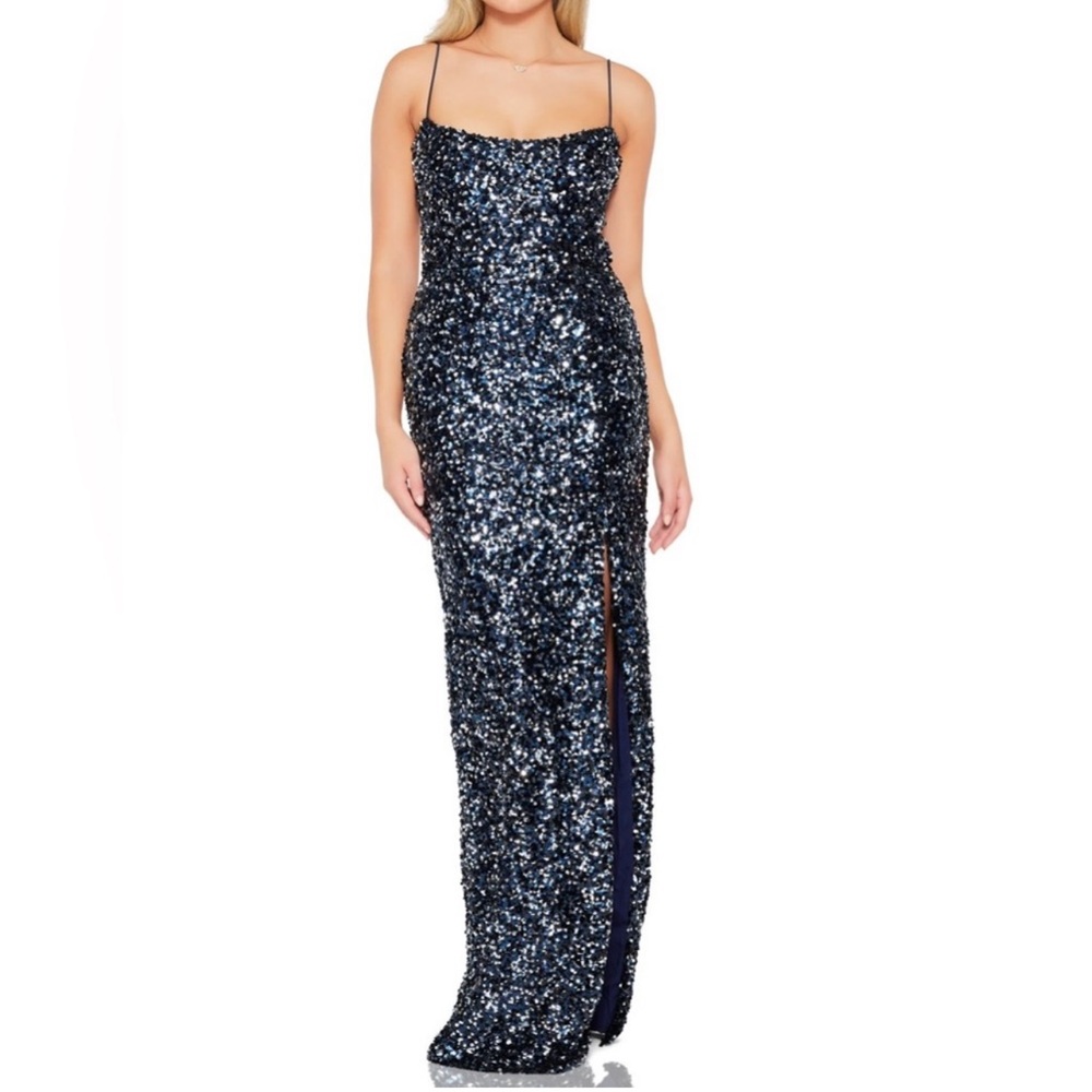 Nookie Confetti sequin gown